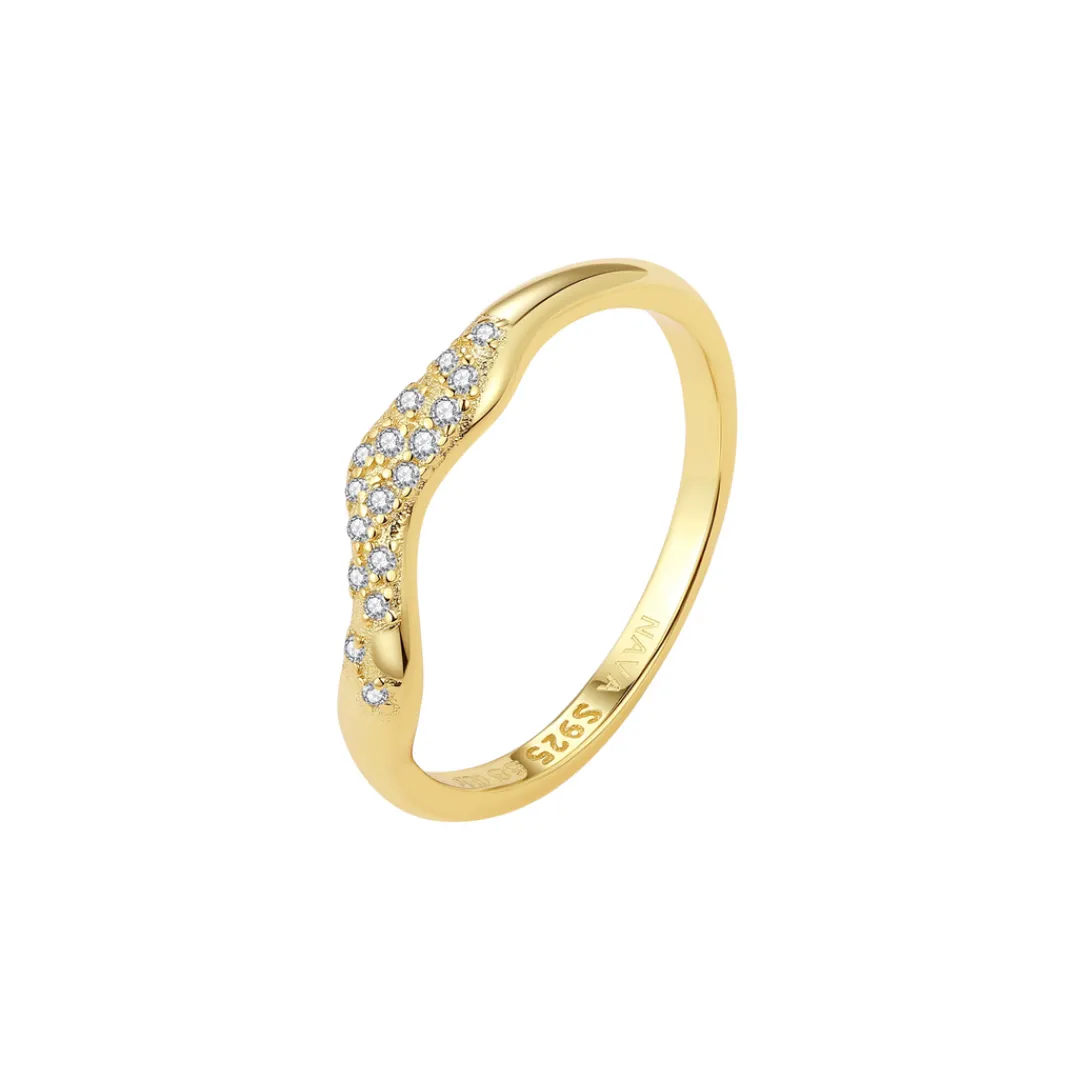 Nava Copenhagen Ringe>Adhara Ring - Gold Plated