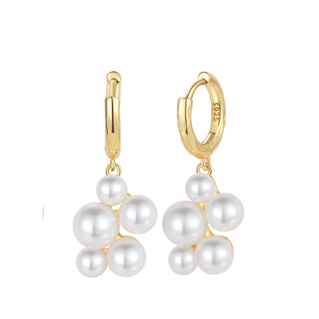 Nava Copenhagen Øreringe | Hoops>Aella Earrings - Gold plated