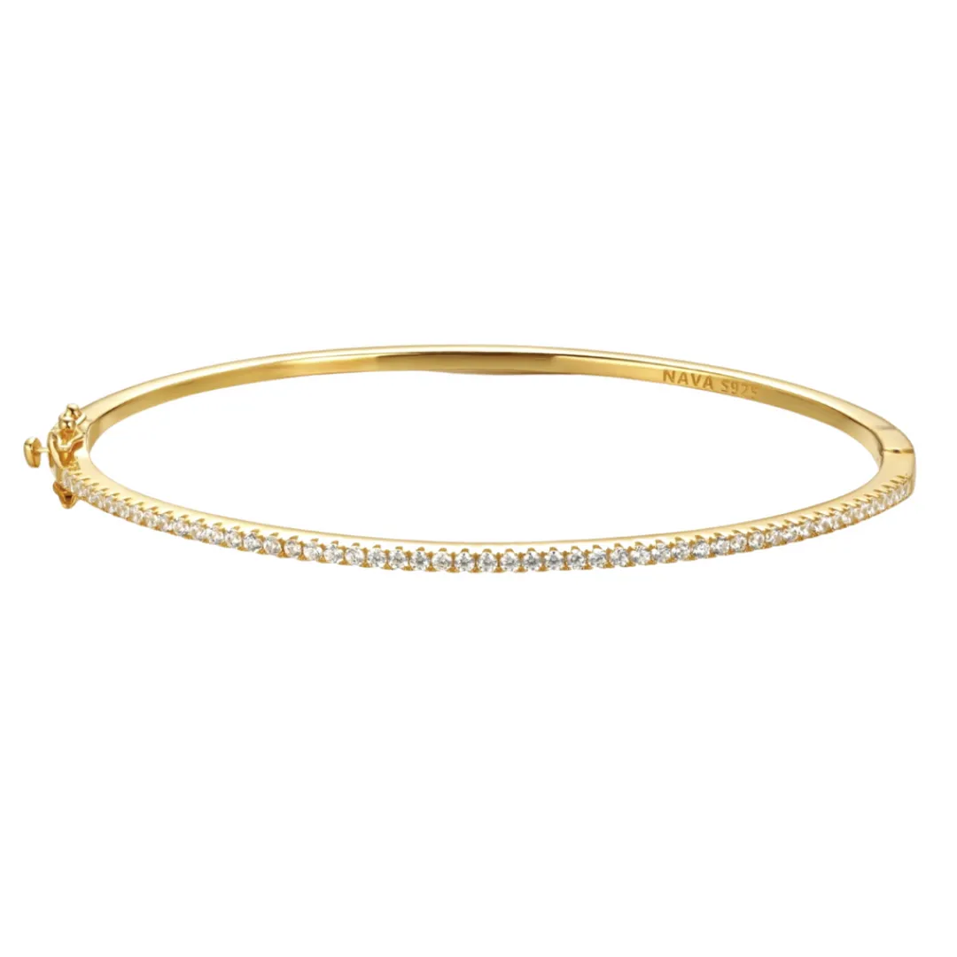 Nava Copenhagen Armbånd>Alasia Bangle - Gold Plated