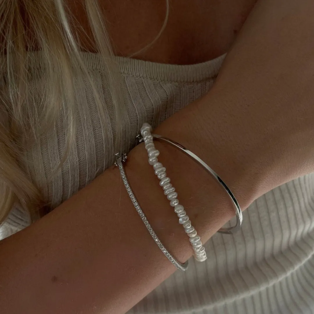 Nava Copenhagen Armbånd>Alasia Bangle - Silver