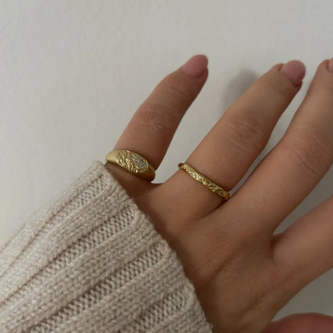 Nava Copenhagen Ringe>Alizeh Ring - Gold Plated
