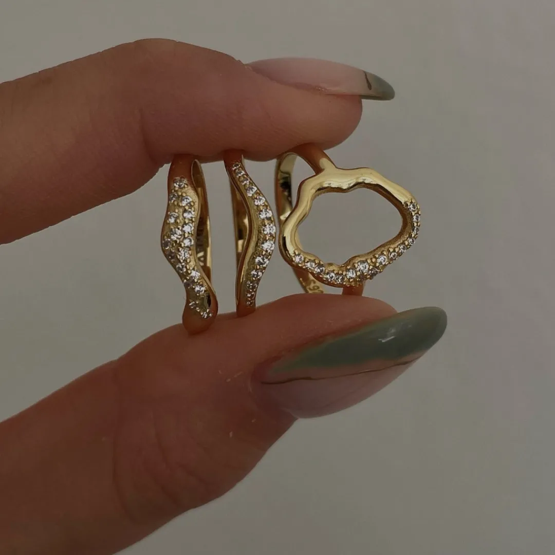 Nava Copenhagen Ringe>Alula Ring - Gold Plated