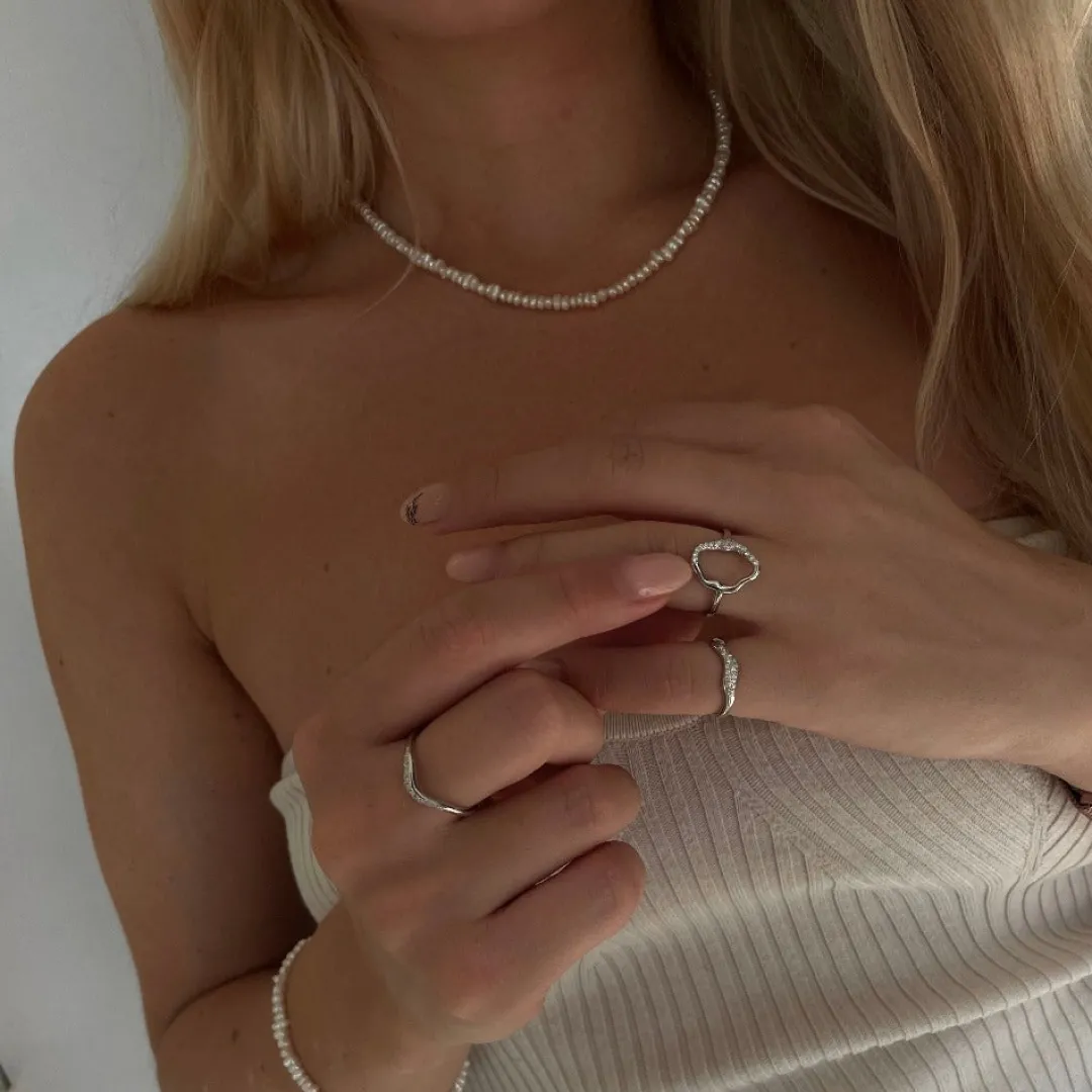 Nava Copenhagen Ringe>Alula Ring - Silver