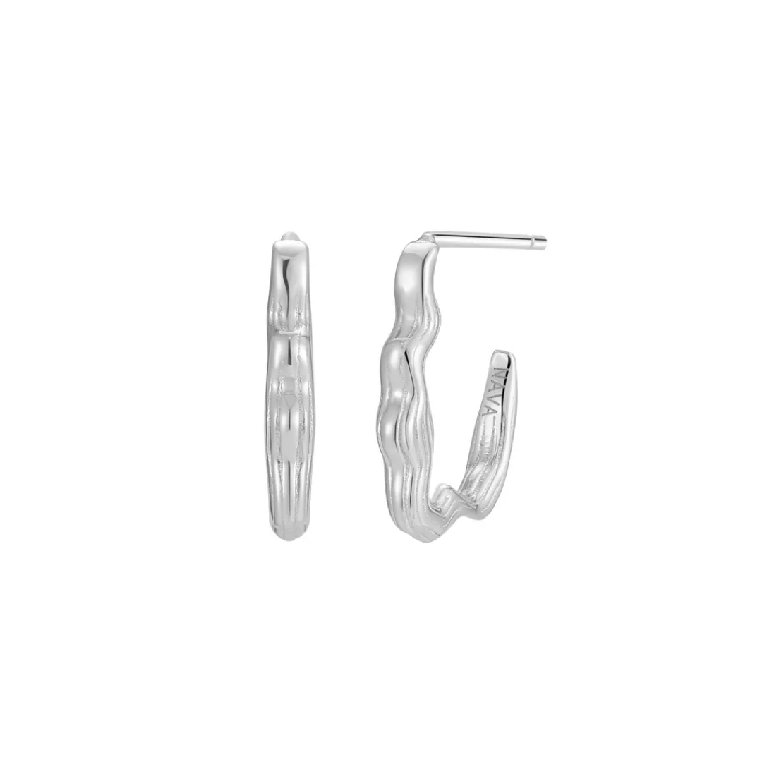 Nava Copenhagen Øreringe | Hoops>Alviva Earrings - Silver