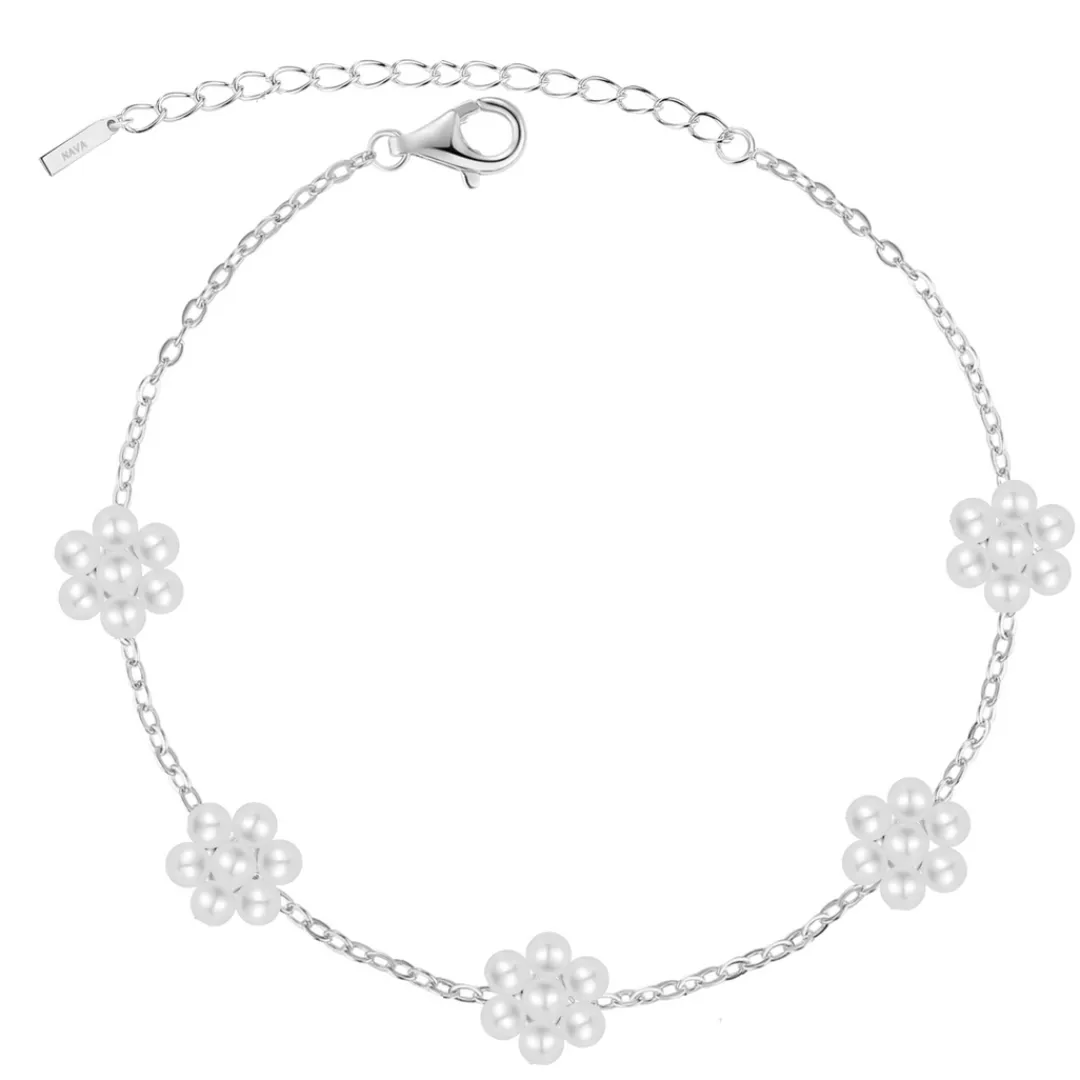 Nava Copenhagen Ankelkæder>Amarylia Anklet - Silver