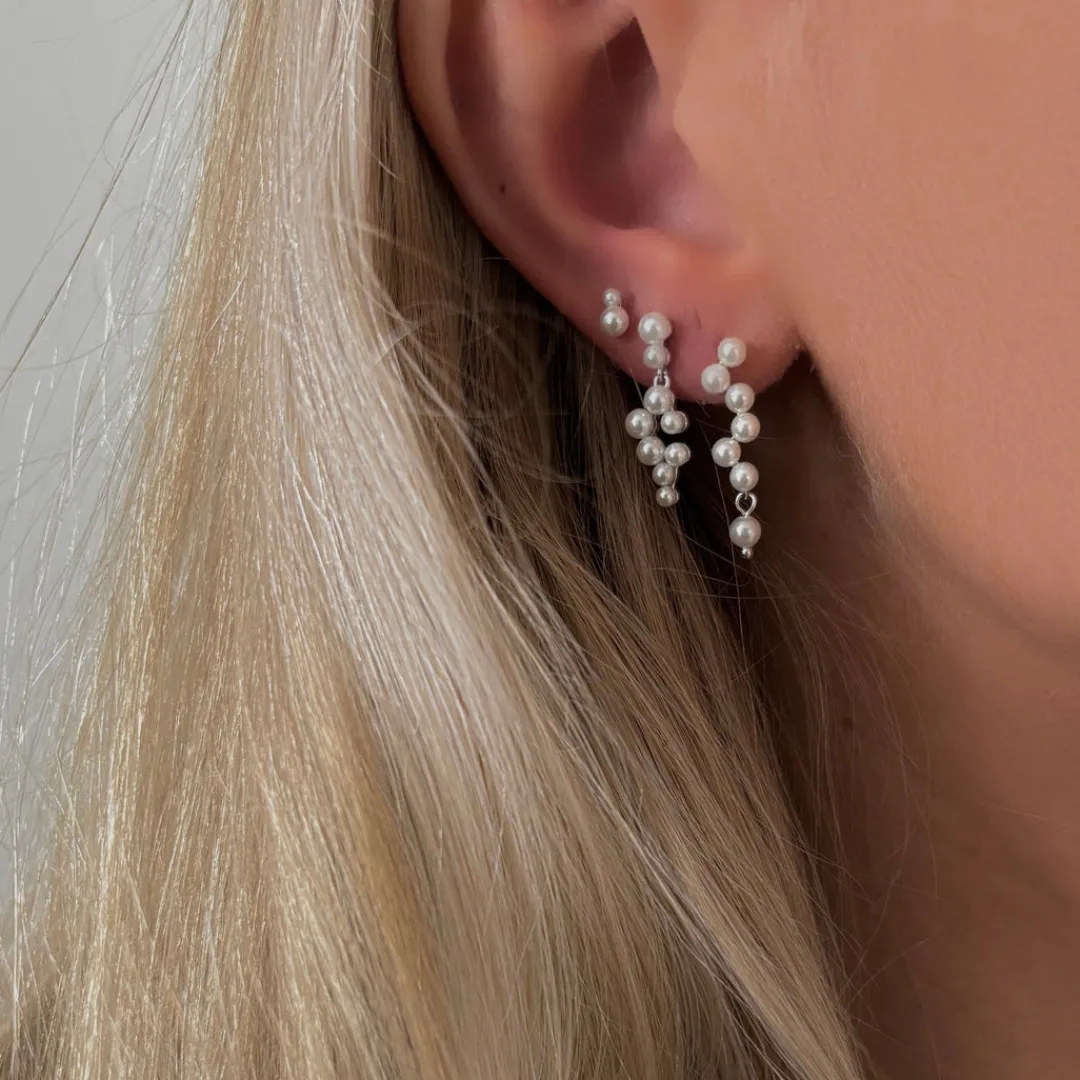 Nava Copenhagen Ørestikker | Øreringe>Anthea Earrings - Silver