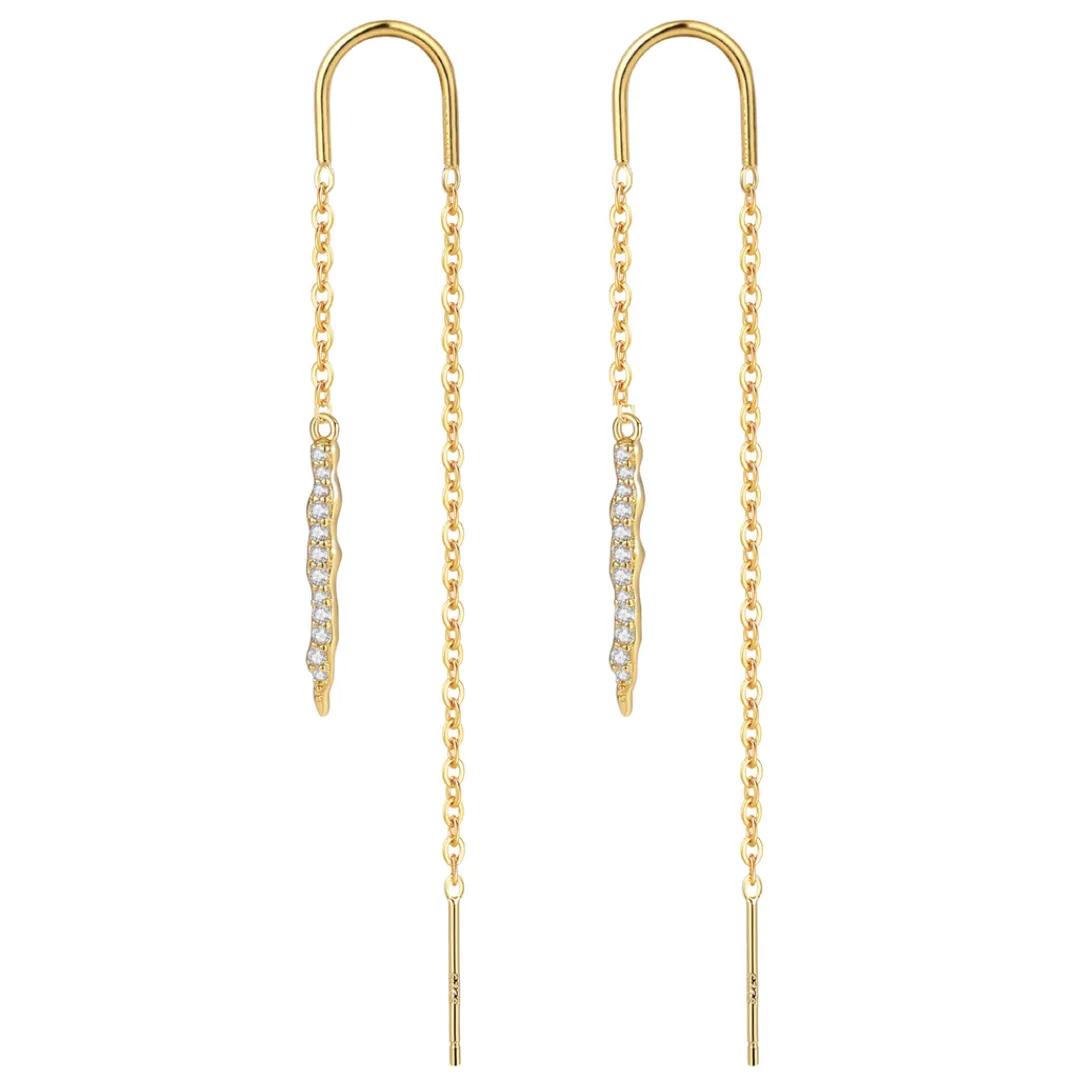 Nava Copenhagen Øreringe | Øretråde>Anubis Earrings - Gold Plated