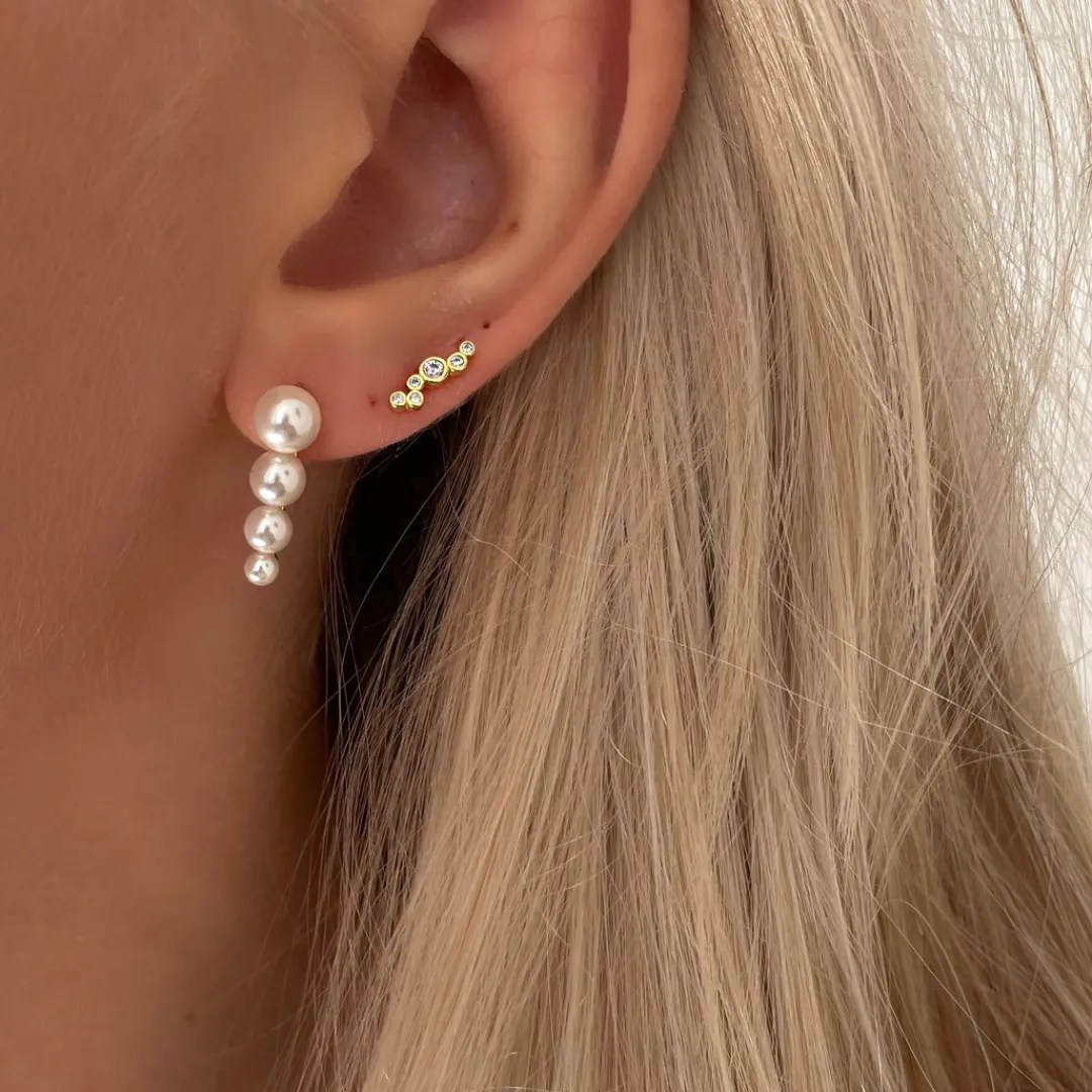 Nava Copenhagen Ørestikker | Øreringe>Aolani Earrings - Gold Plated