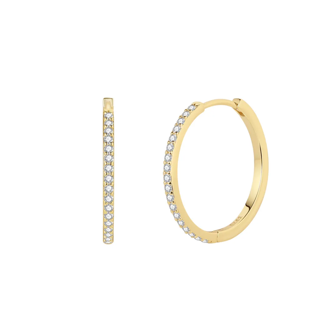 Nava Copenhagen Øreringe | Hoops>Aquila Earrings M - Gold plated