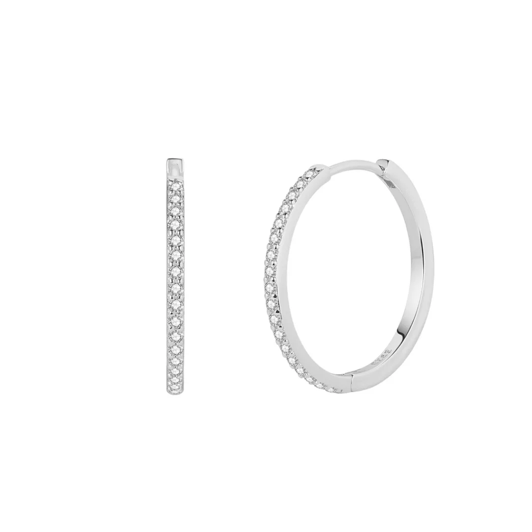 Nava Copenhagen Hoops | Øreringe>Aquila Earrings M - Silver