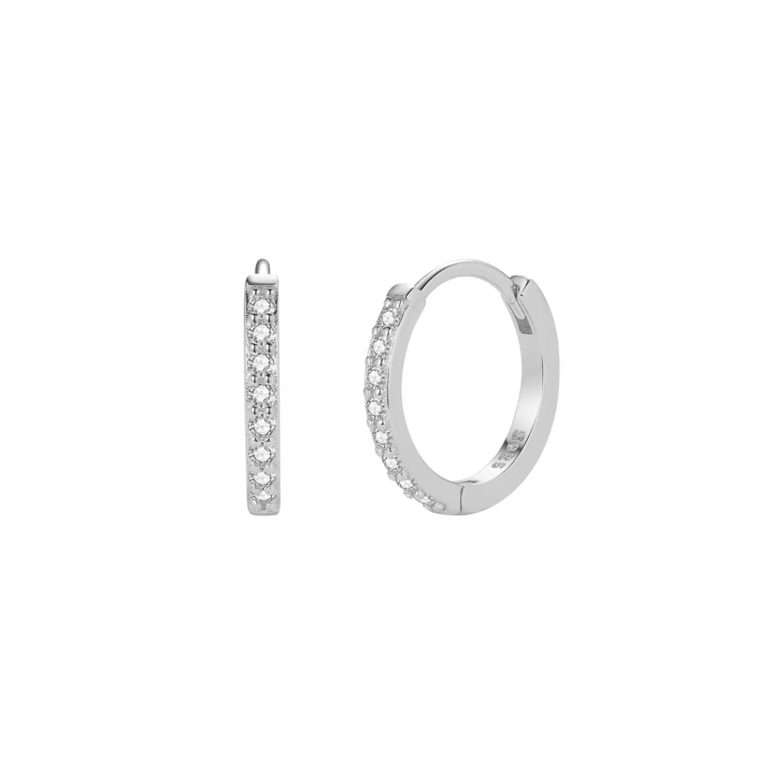 Nava Copenhagen Hoops | Øreringe>Aquila Earrings S - Silver