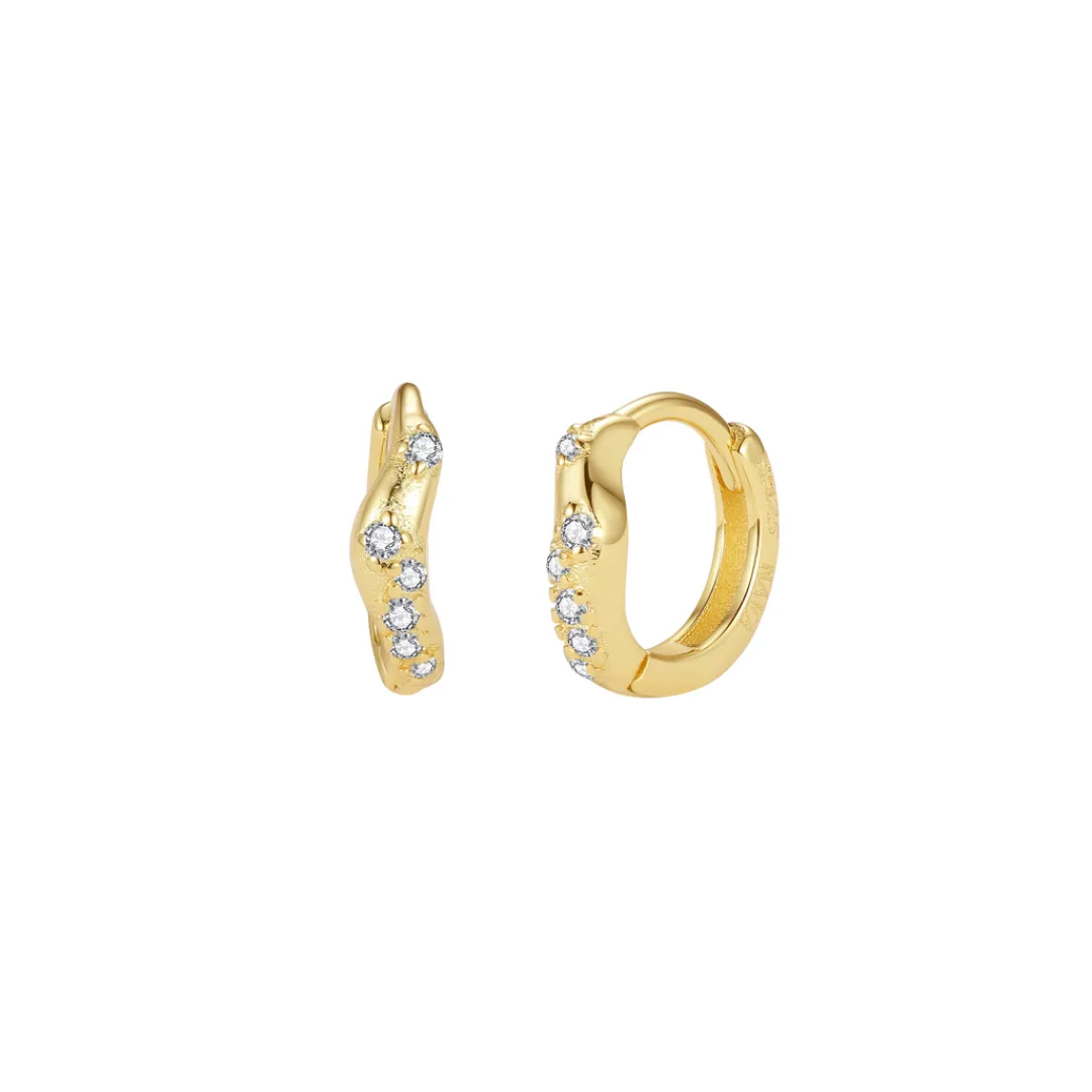 Nava Copenhagen Hoops | Øreringe>Ara Earrings - Gold Plated
