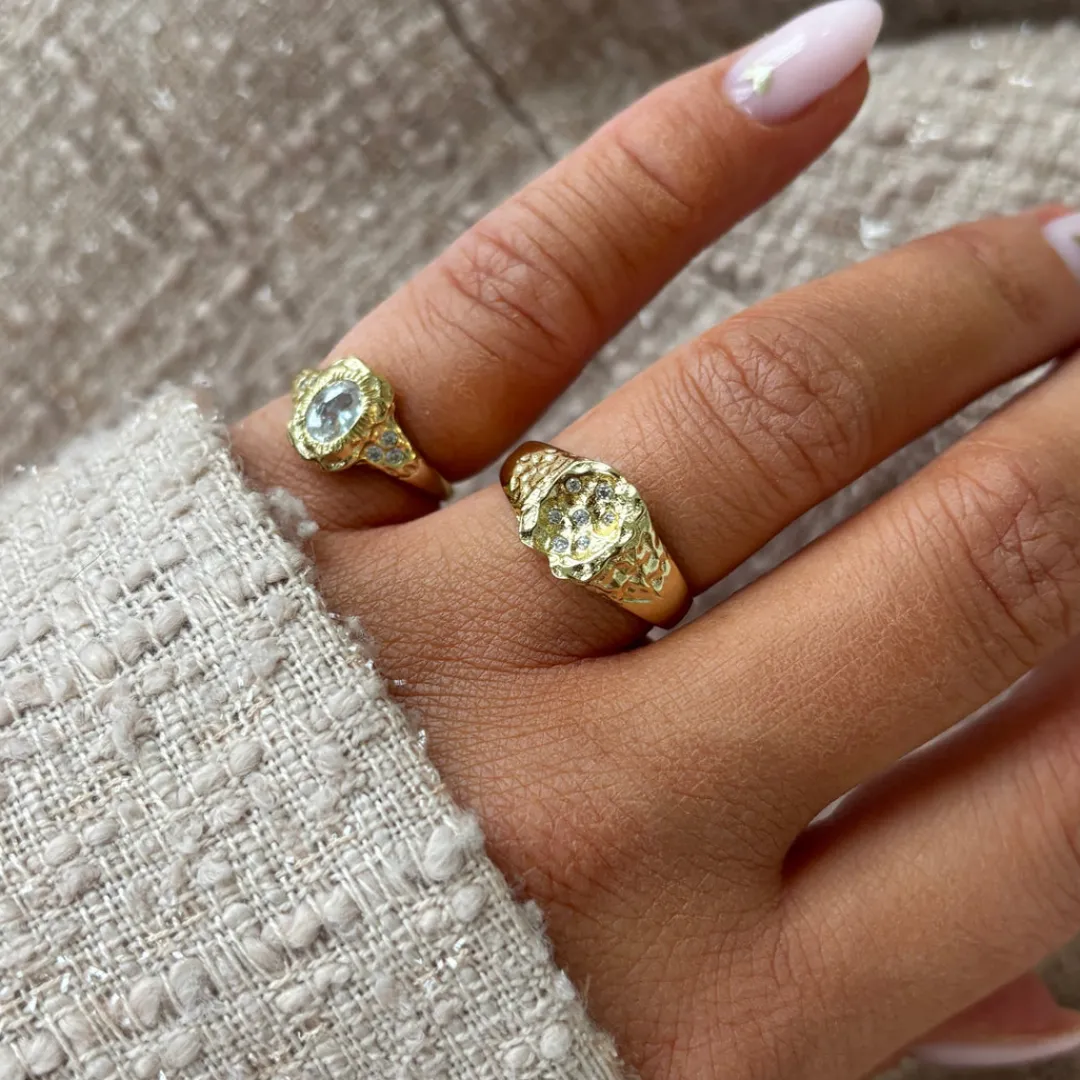 Nava Copenhagen Ringe>Atum Ring - Gold Plated