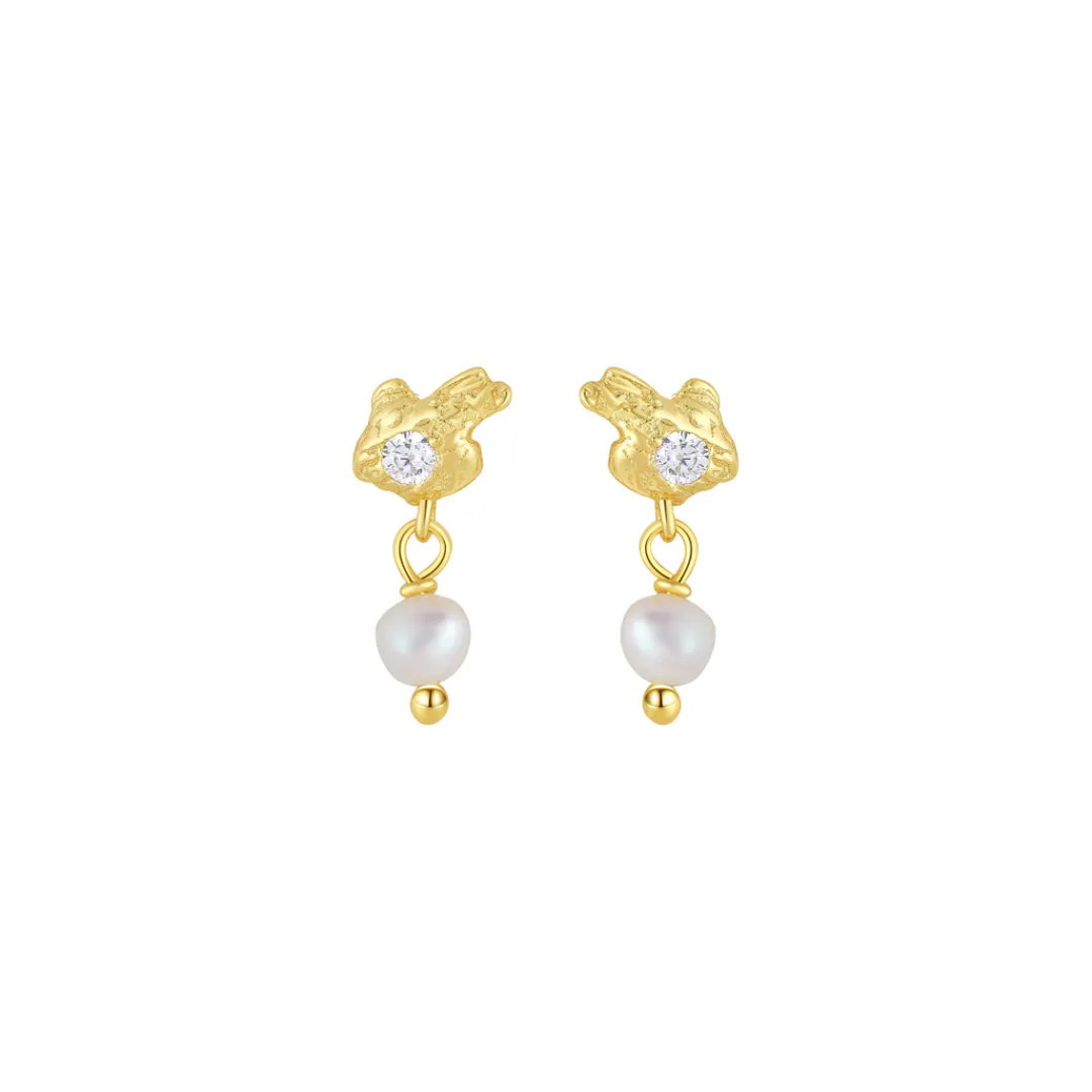 Nava Copenhagen Ørestikker | Øreringe>Avani Earrings - Gold Plated
