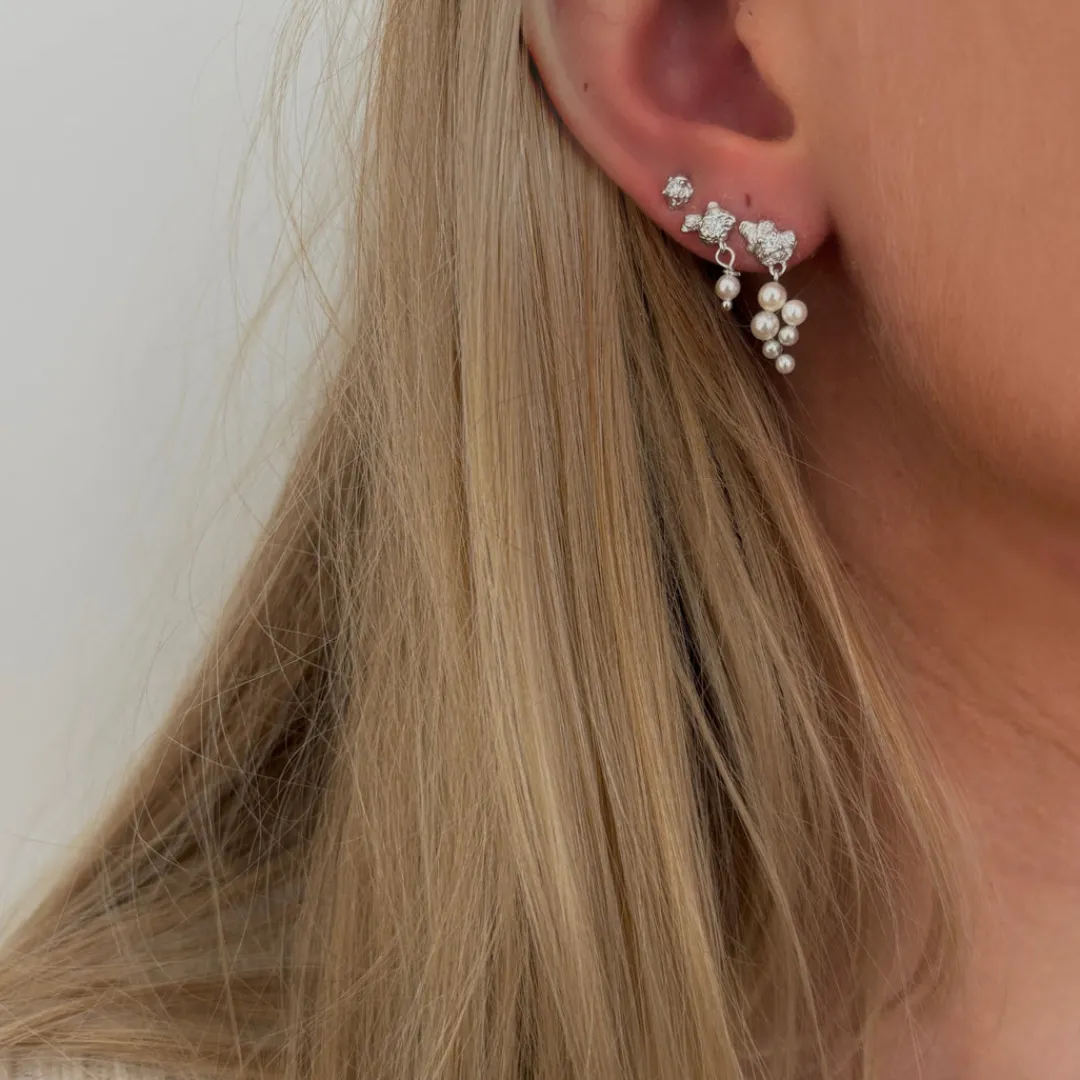 Nava Copenhagen Ørestikker | Øreringe>Avani Earrings - Silver