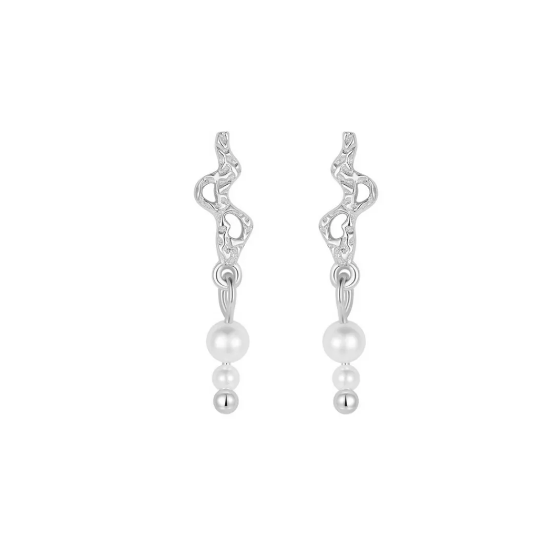 Nava Copenhagen Øreringe | Ørestikker>Avisa Earrings - Silver