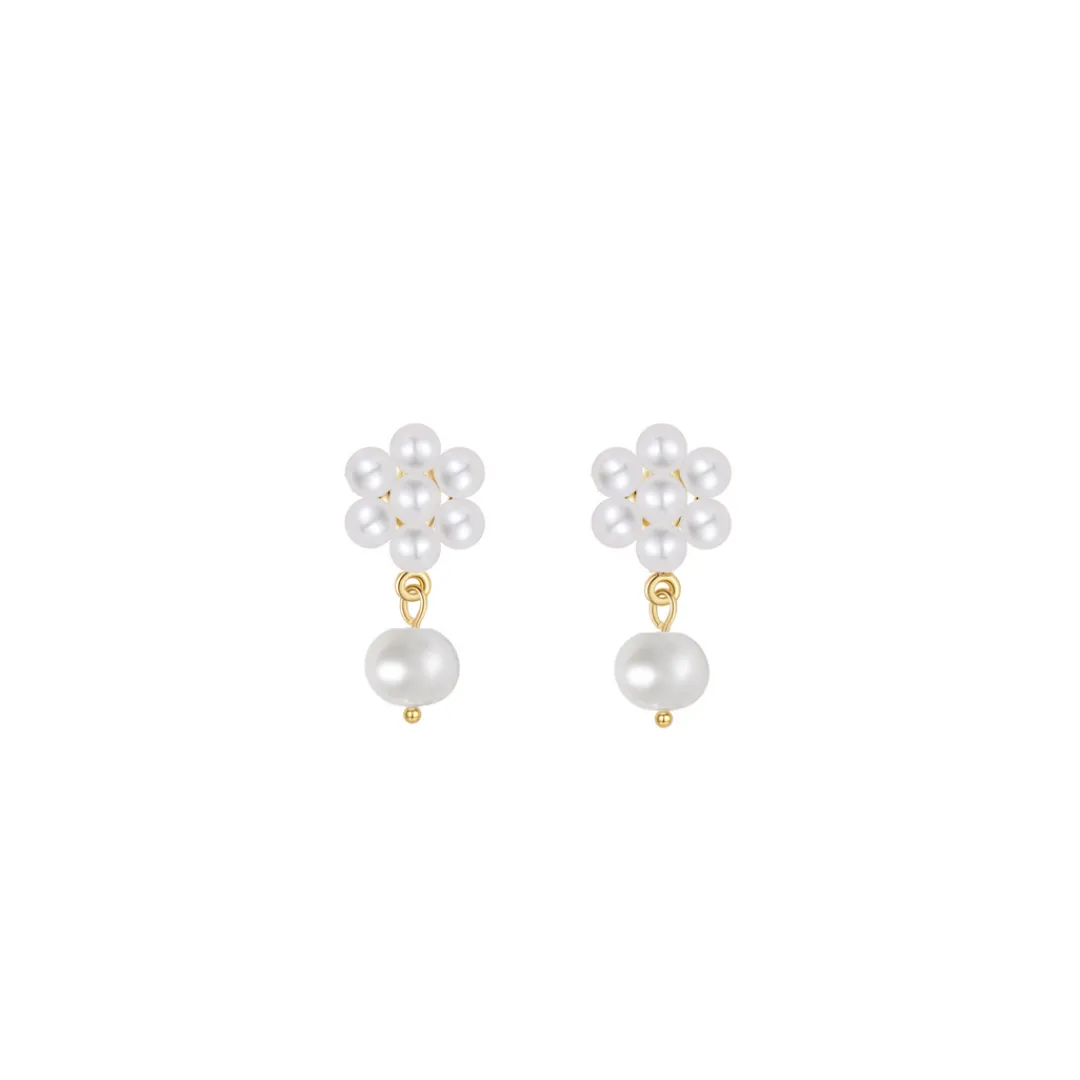 Nava Copenhagen Ørestikker | Øreringe>Azelea Earrings - Gold Plated