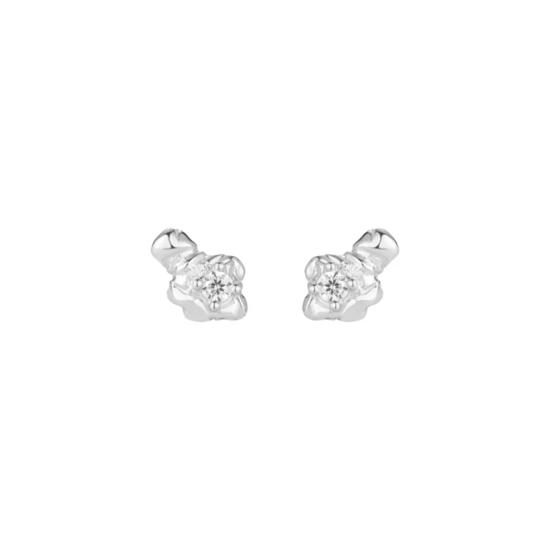 Nava Copenhagen Ørestikker | Øreringe>Azure Petite Studs - Silver