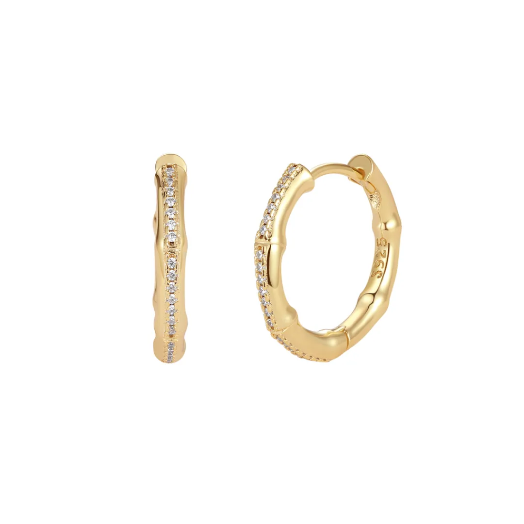 Nava Copenhagen Hoops | Øreringe>Bao Earrings - Gold Plated