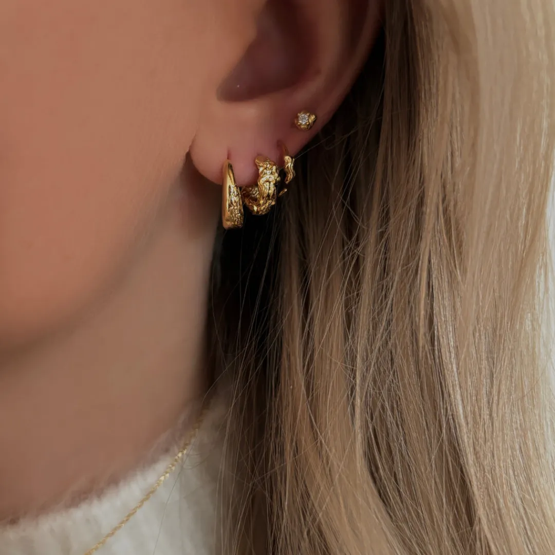 Nava Copenhagen Hoops | Øreringe>Brisa Petite Hoops - Gold Plated