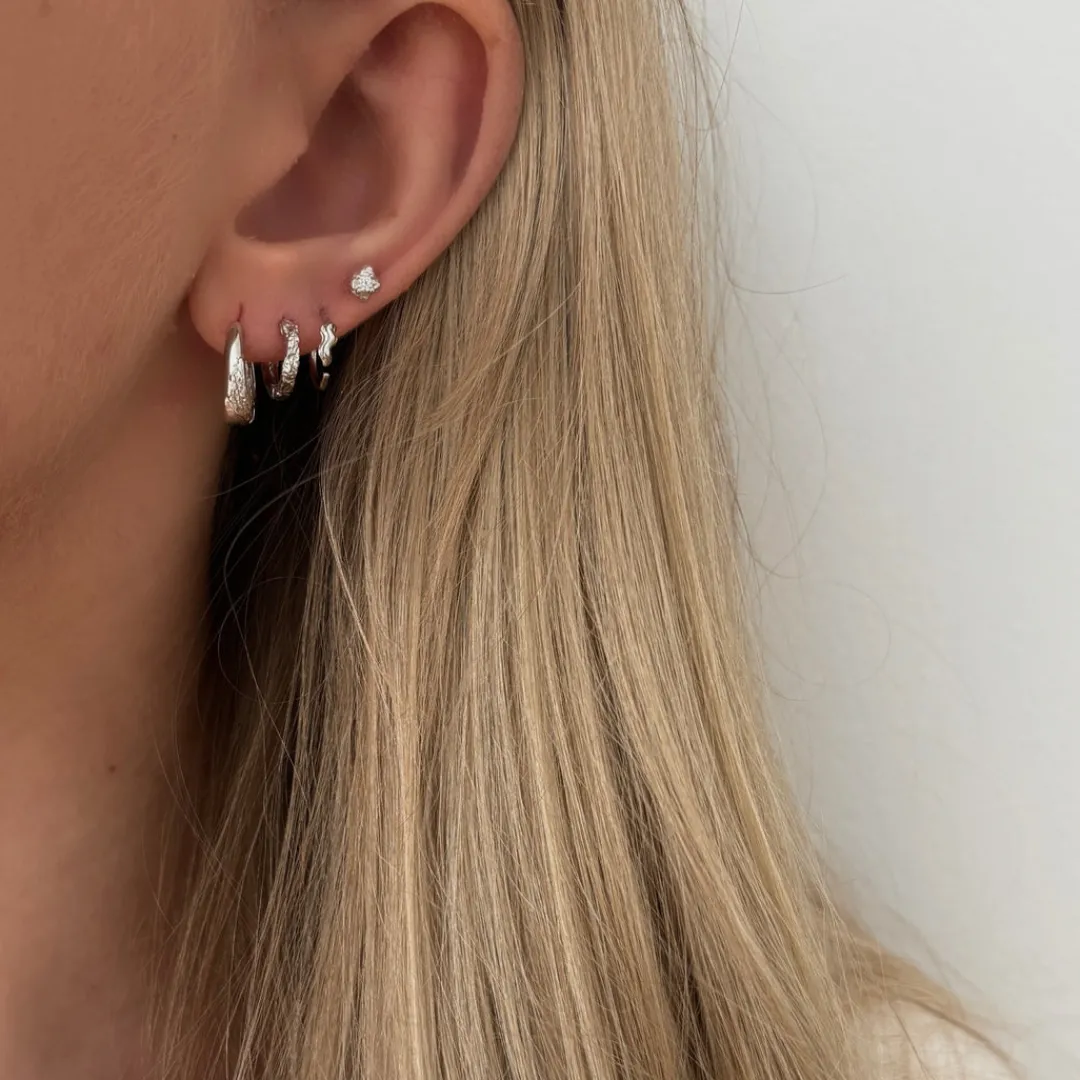 Nava Copenhagen Øreringe | Hoops>Brisa Petite Hoops - Silver
