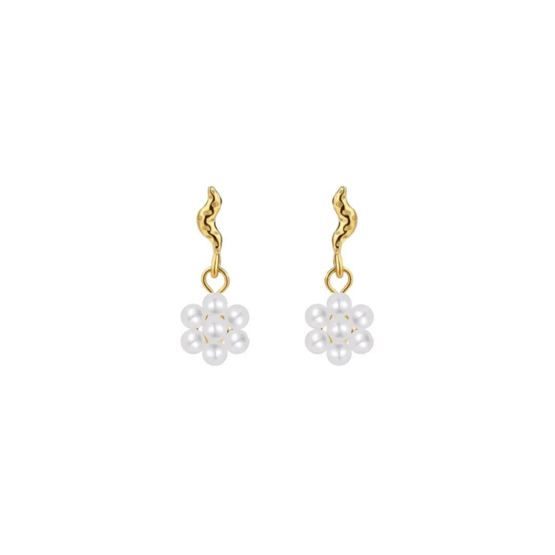 Nava Copenhagen Ørestikker | Øreringe>Camelia Earrings - Gold Plated