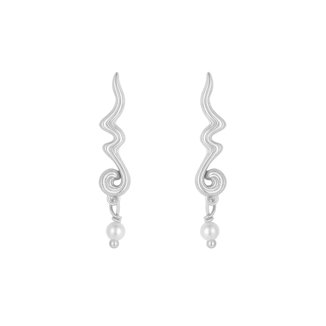 Nava Copenhagen Øreringe | Ørestikker>Chimere Earrings - Silver