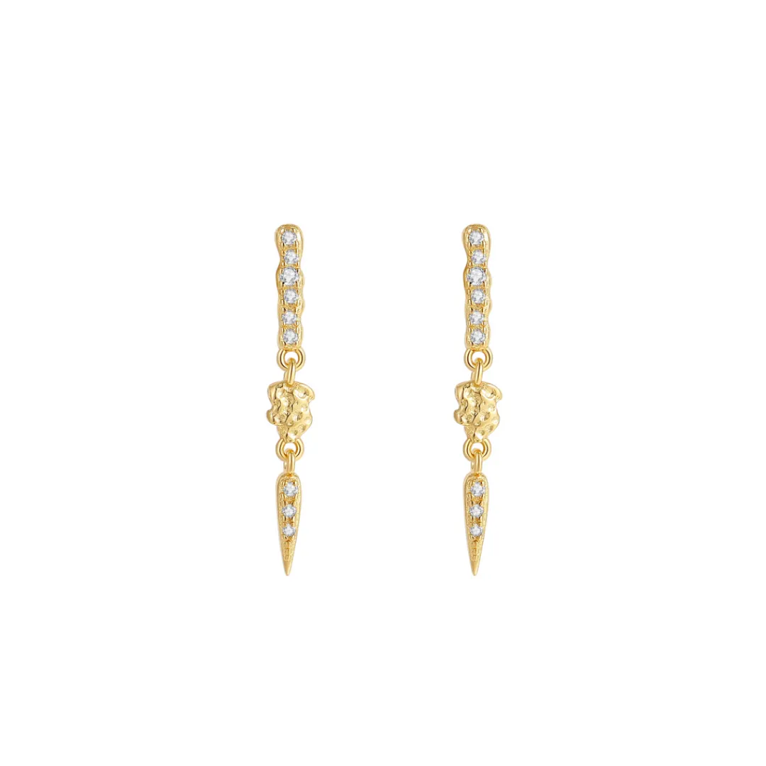 Nava Copenhagen Øreringe | Ørestikker>Cleopatra Earrings - Gold Plated