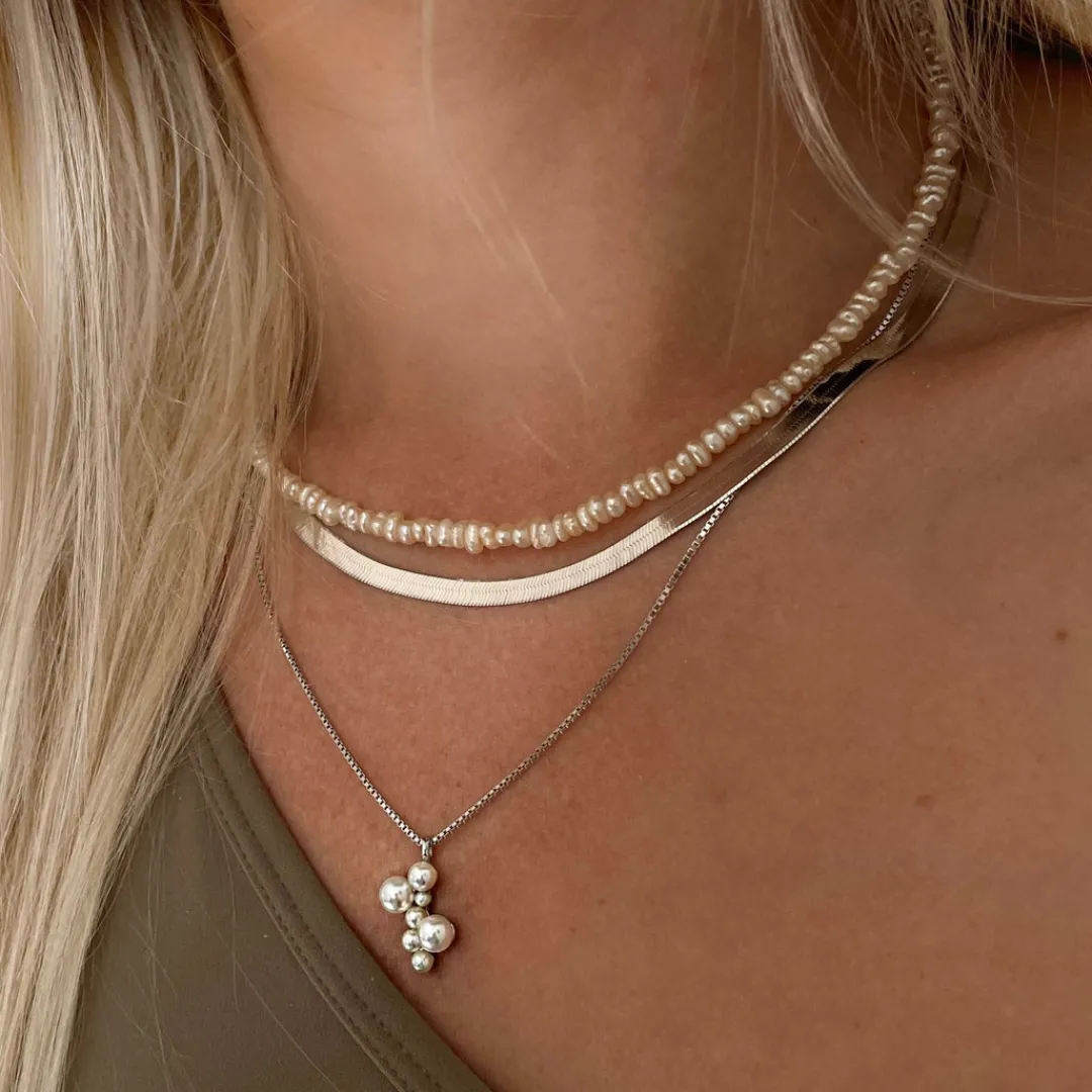 Nava Copenhagen Halskæder>Coro Necklace - Silver