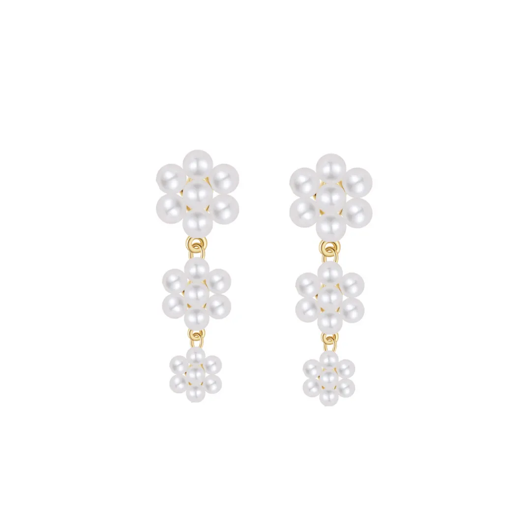 Nava Copenhagen Ørestikker | Øreringe>Dalia Earrings - Gold plated