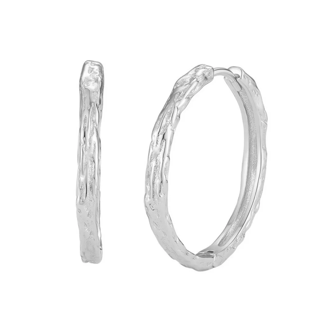 Nava Copenhagen Hoops | Øreringe>Elio Earrings L - Silver