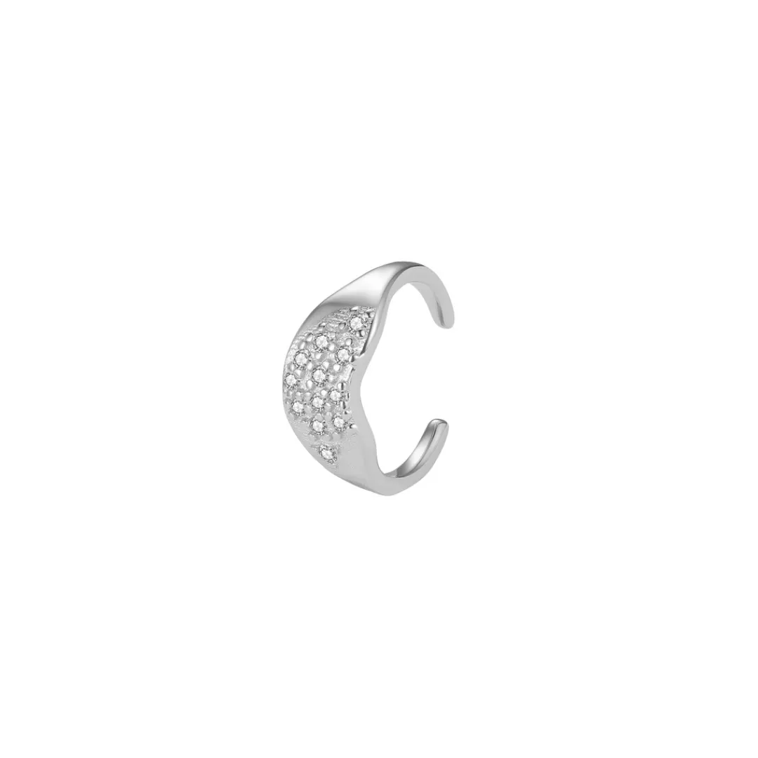 Nava Copenhagen Ear Cuffs | Øreringe>Estella Ear Cuff - Silver