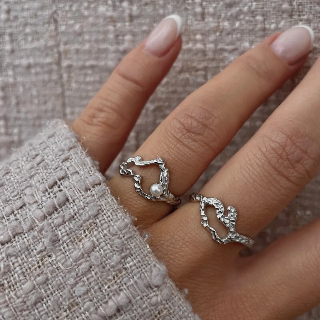 Nava Copenhagen Ringe>Ezili Ring - Silver