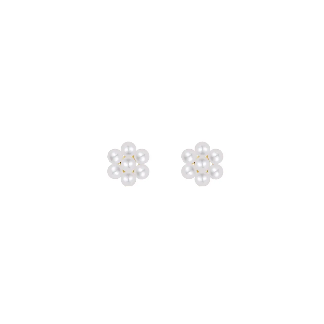 Nava Copenhagen Øreringe | Ørestikker>Flora Petite Studs - Gold Plated
