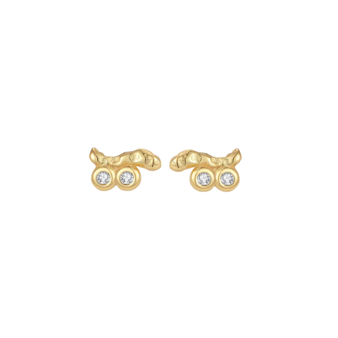 Nava Copenhagen Ørestikker | Øreringe>Horea Petite Studs - Gold Plated