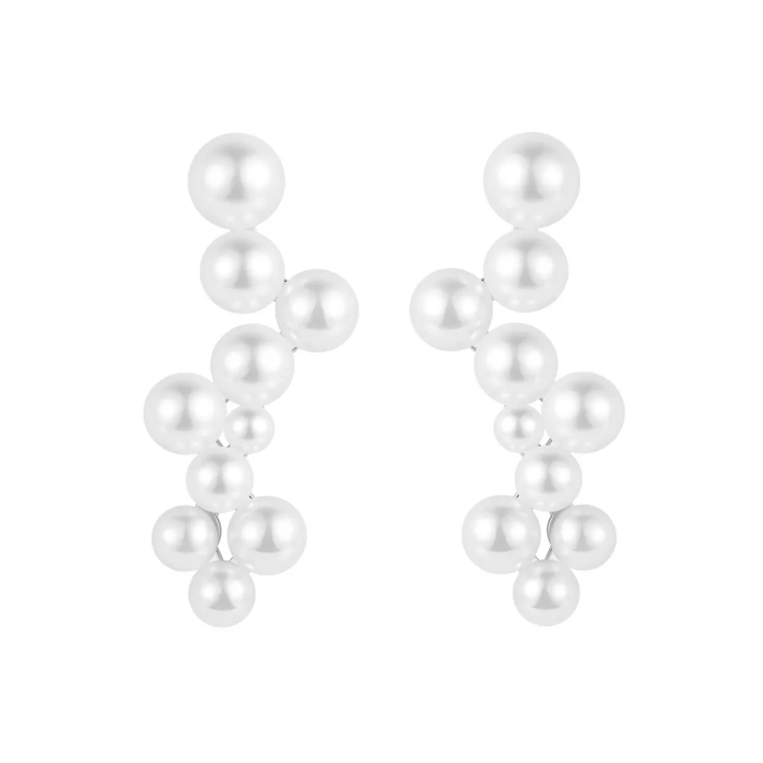 Nava Copenhagen Ørestikker | Øreringe>Indra Earrings - Silver