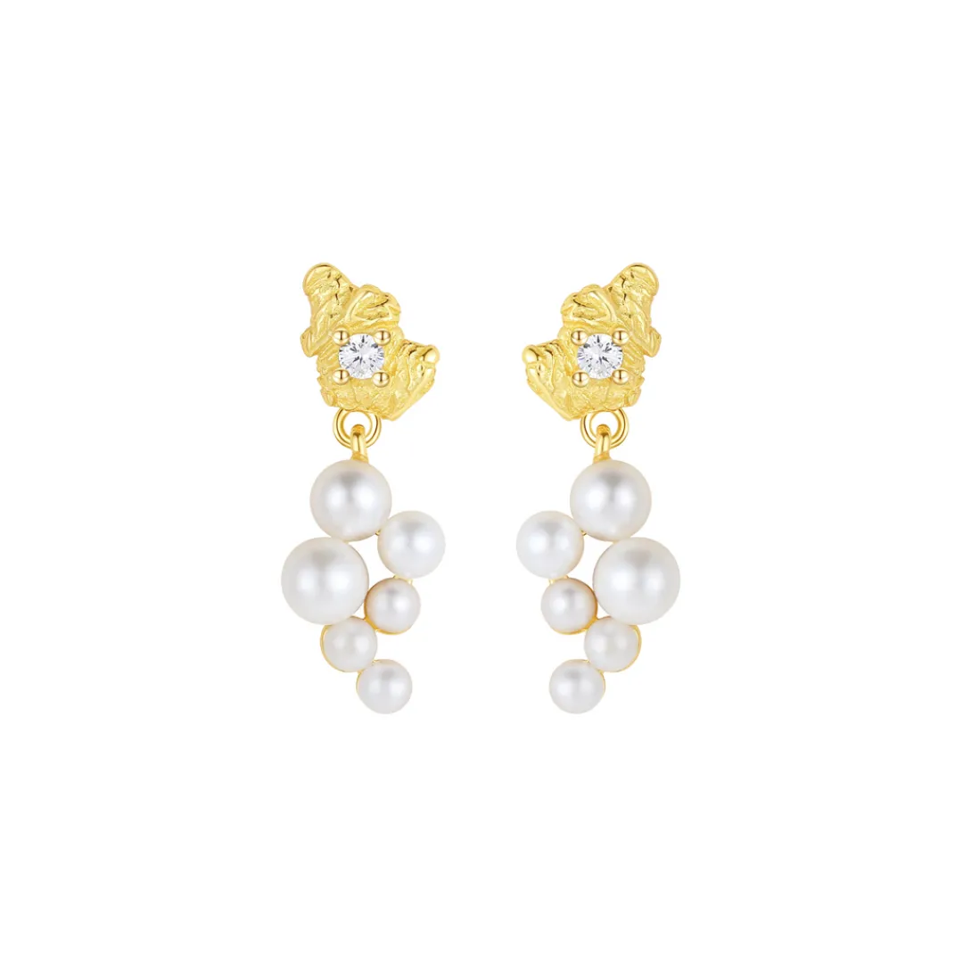 Nava Copenhagen Øreringe | Ørestikker>Innes Earrings - Gold plated