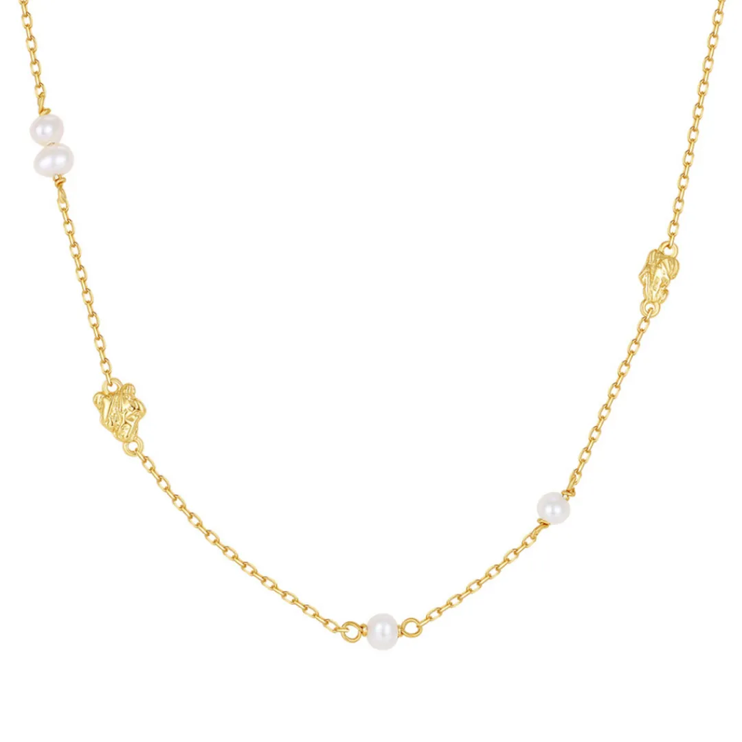 Nava Copenhagen Halskæder | Øreringe>Jewelry Set | Ember Necklace &amp; Ainoa Earrings - Gold Plated