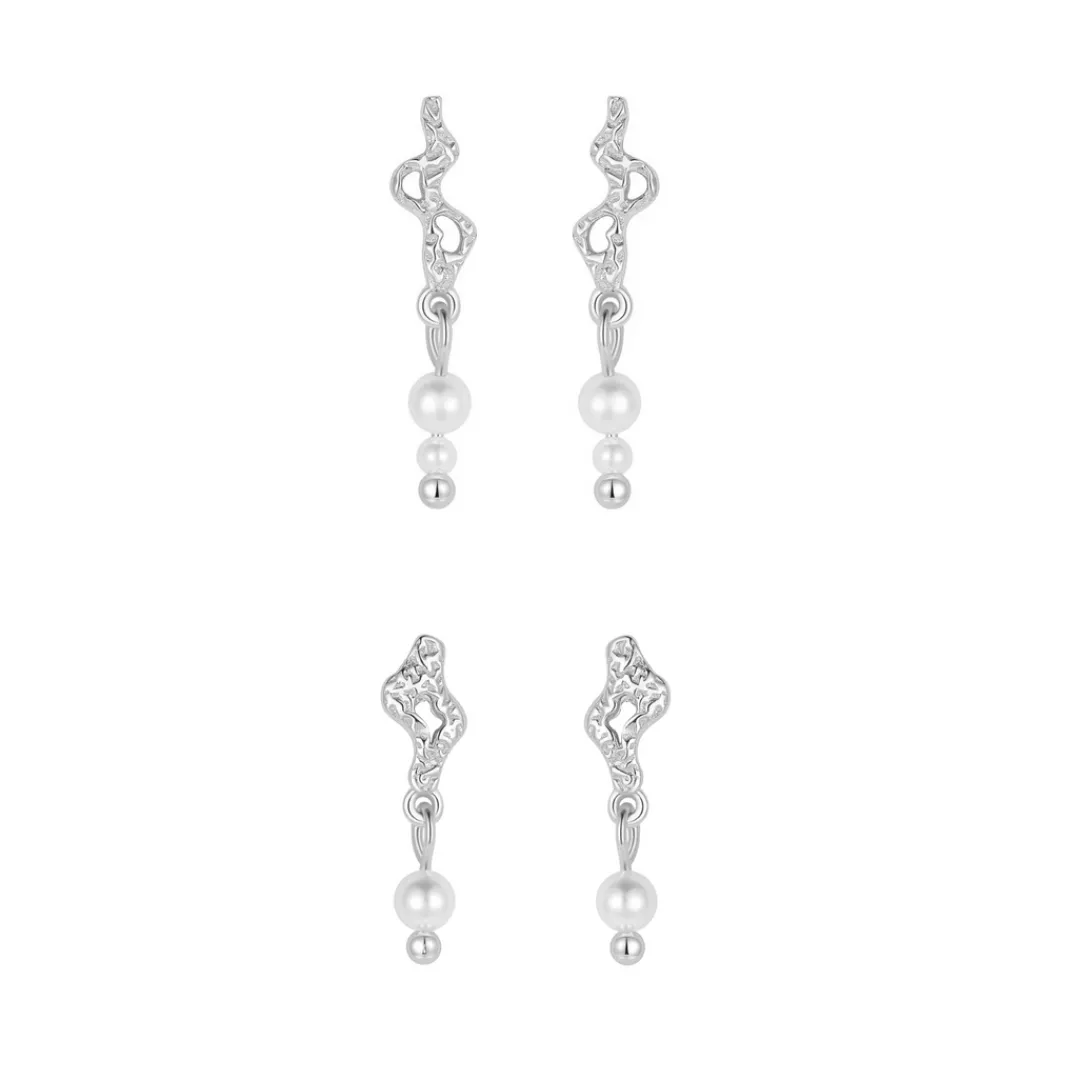 Nava Copenhagen Ørestikker | Øreringe>Jewelry Set | Maree &amp; Avisa Earrings - Silver