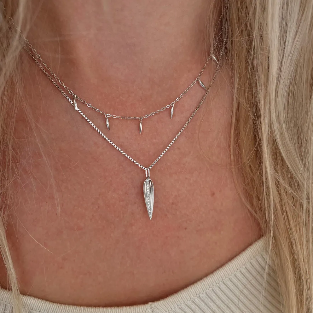 Nava Copenhagen Halskæder>Jia Necklace - Silver