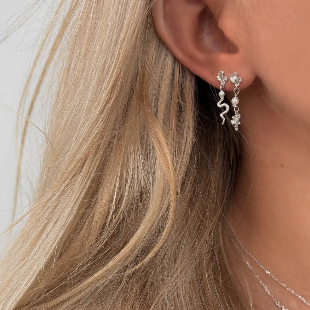 Nava Copenhagen Ørestikker | Øreringe>Kaa Earrings - Silver
