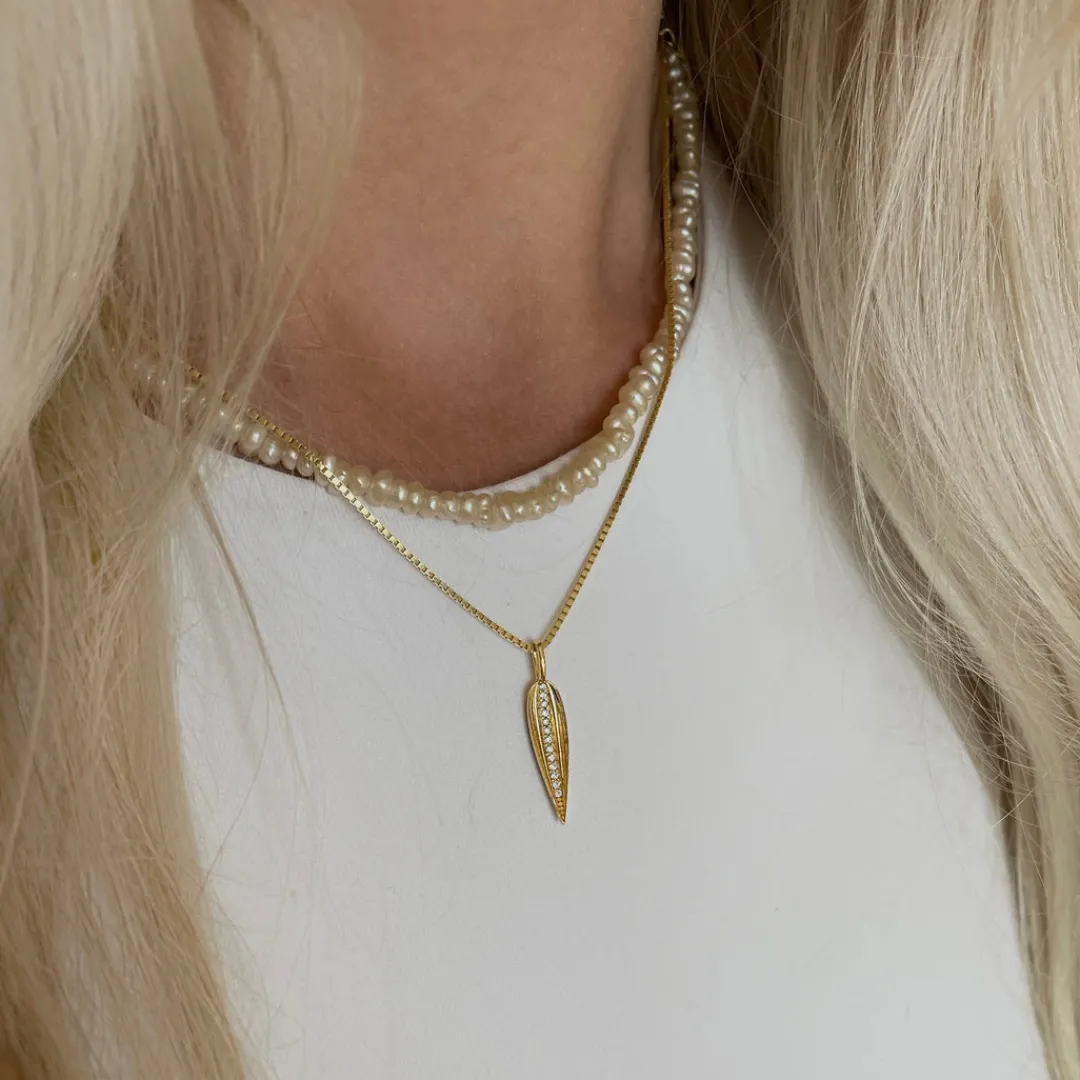 Nava Copenhagen Halskæder>Lai Necklace - Gold Plated