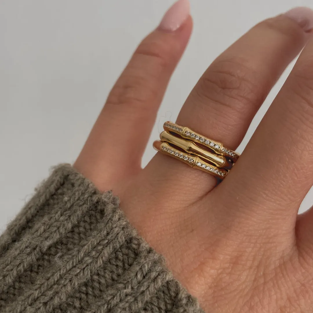 Nava Copenhagen Ringe>Li Ring - Gold Plated