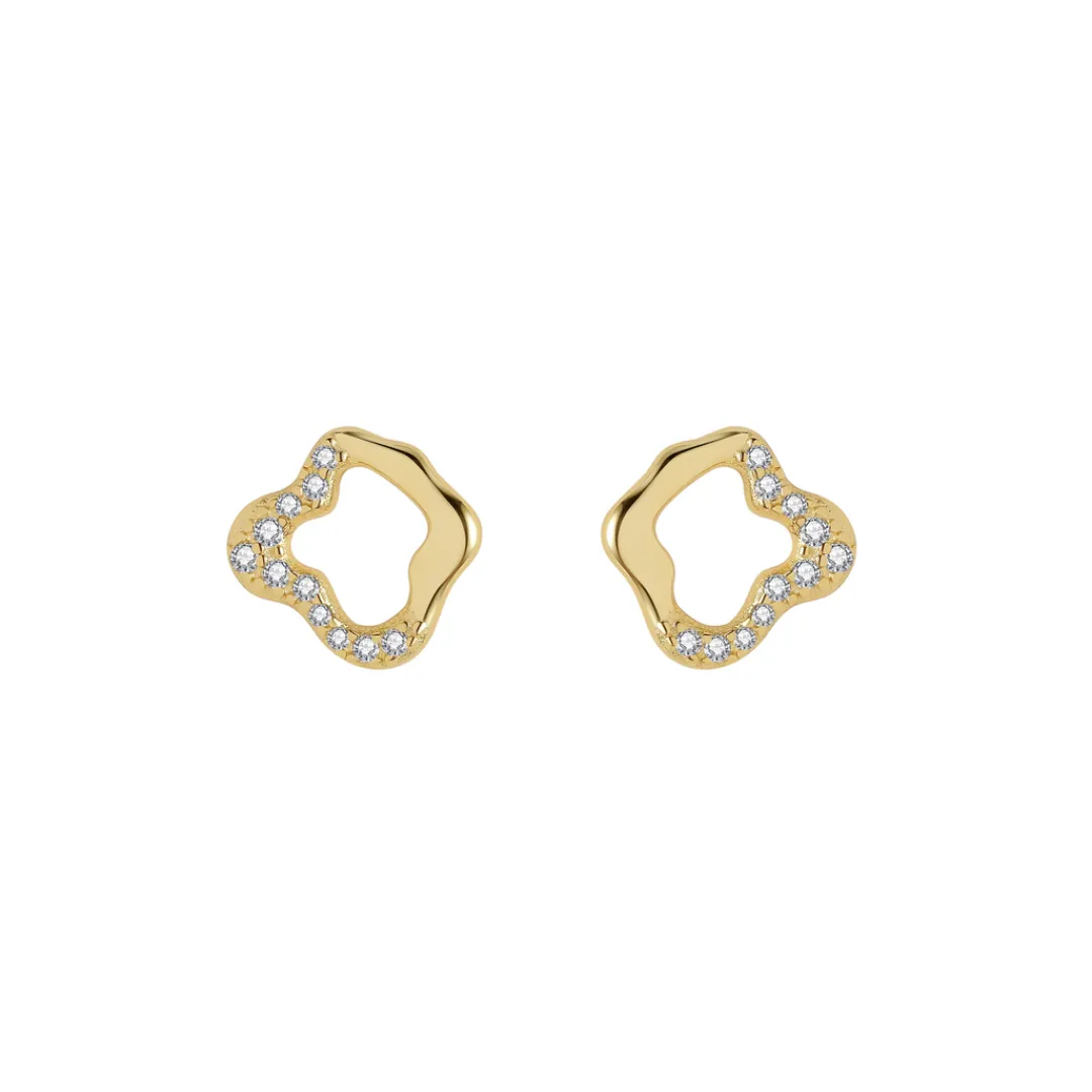 Nava Copenhagen Ørestikker | Øreringe>Libra Earrings - Gold Plated