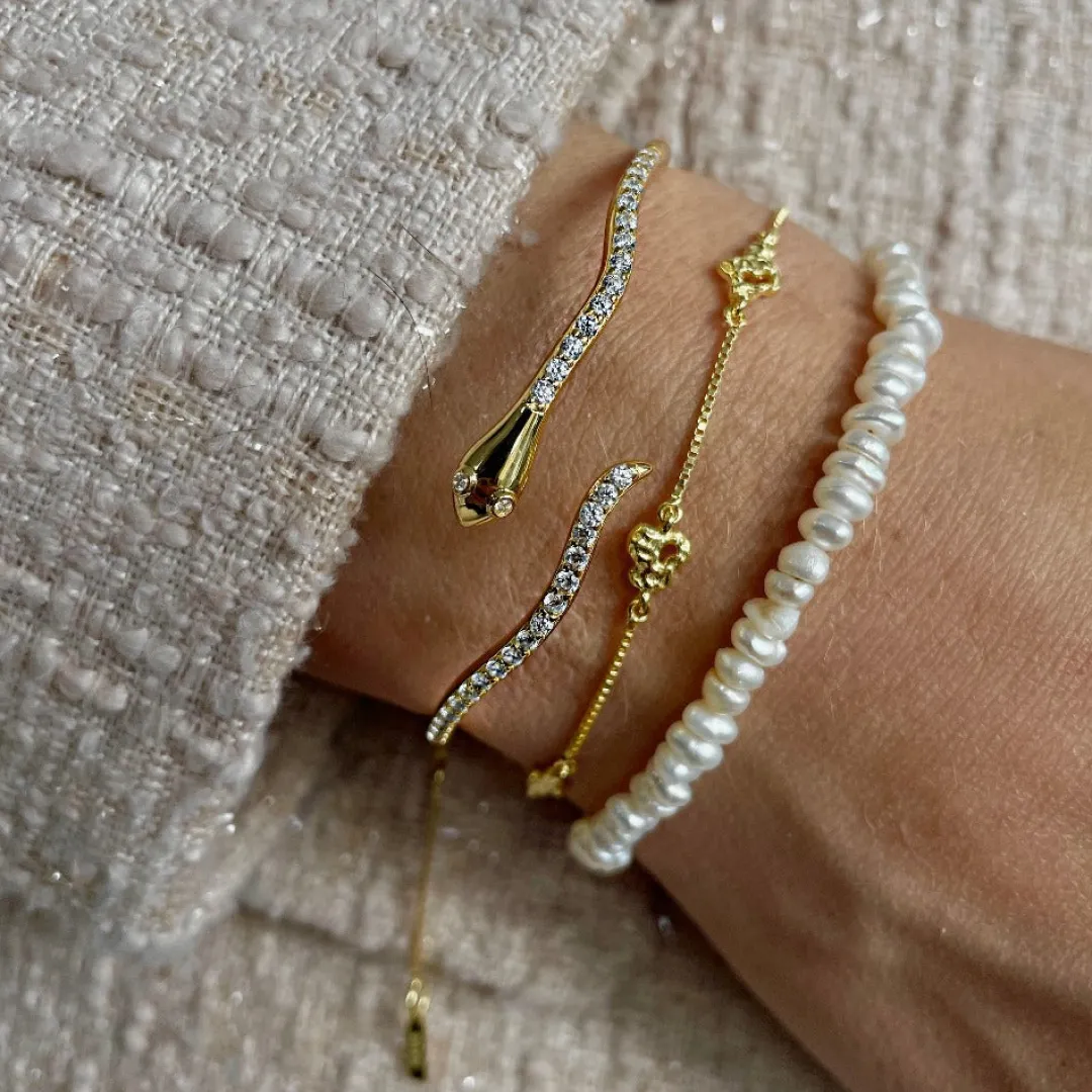 Nava Copenhagen Armbånd>Mazu Bracelet - Gold Plated