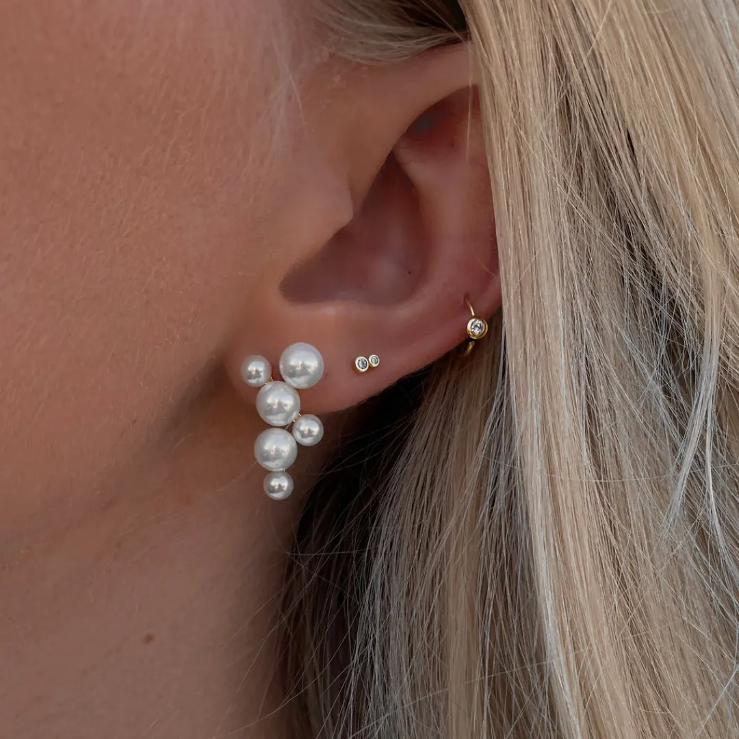 Nava Copenhagen Øreringe | Ørestikker>Megha Earrings - Gold Plated