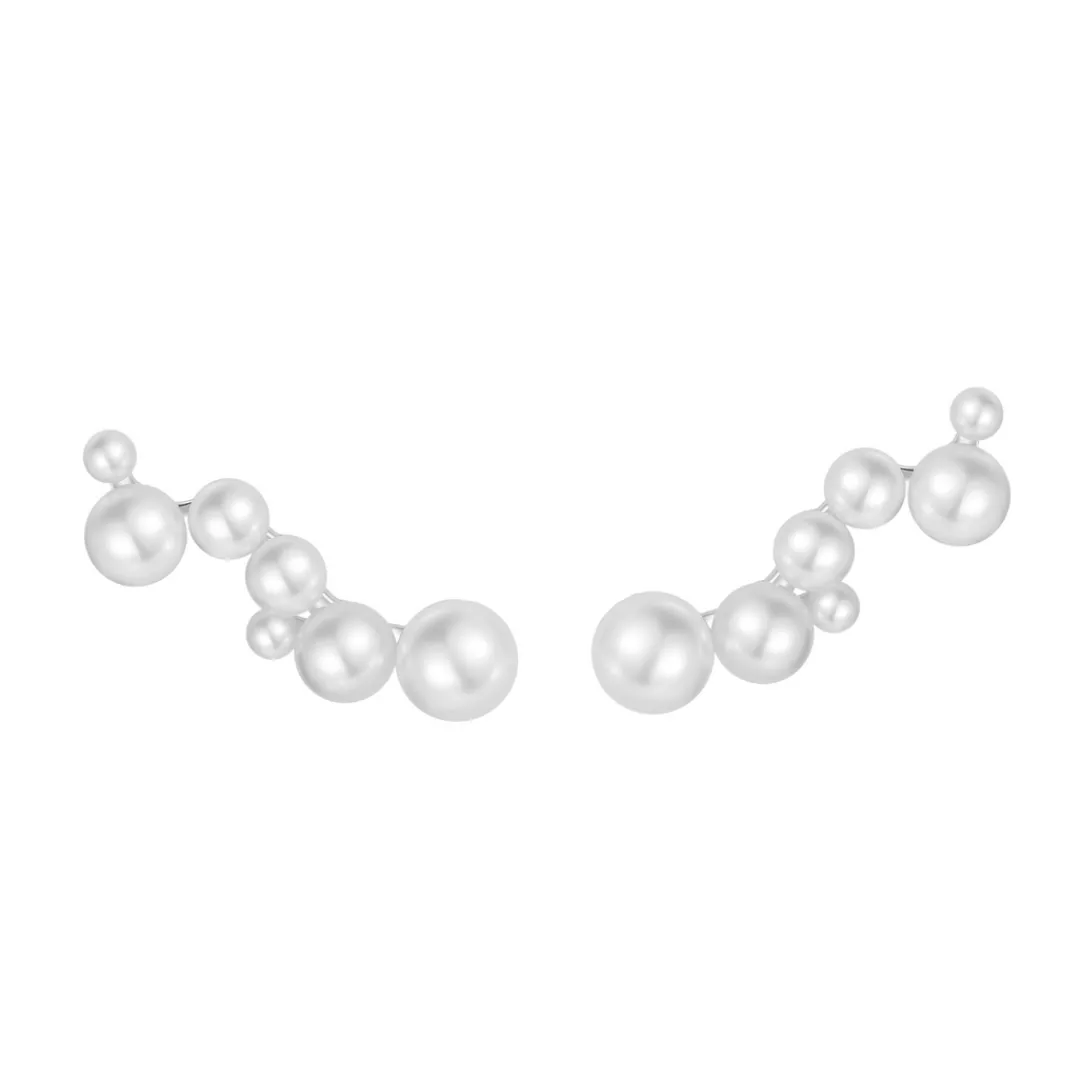 Nava Copenhagen Øreringe | Ørestikker>Meghana Ear Climber - Silber