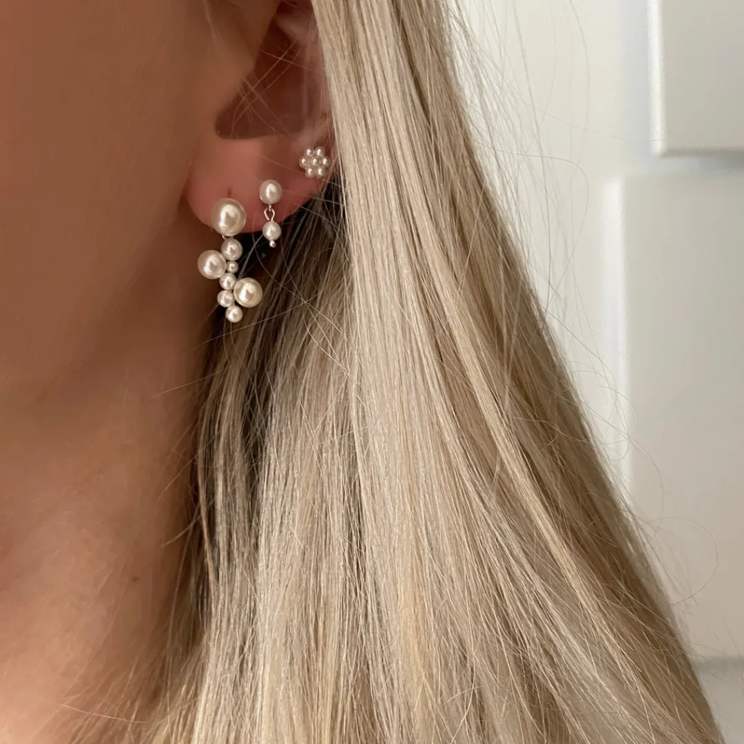 mehuli_earrings__silver_2.webp Nava Copenhagen Øreringe | Ørestikker>Mehuli Earrings - Silver