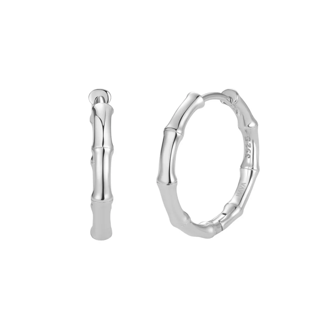 Nava Copenhagen Hoops | Øreringe>Mei Earrings L - Silver