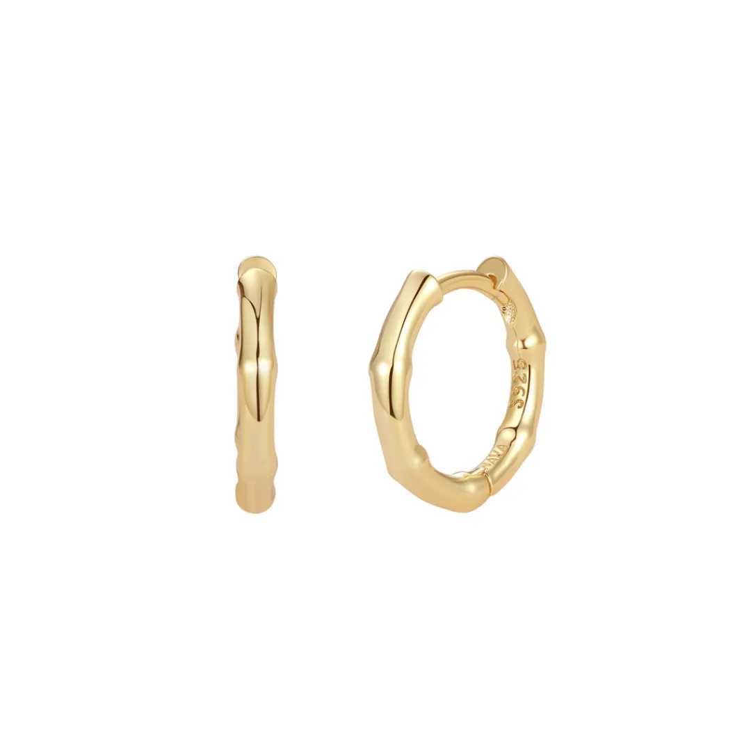 Nava Copenhagen Hoops | Øreringe>Mei Earrings S - Gold plated